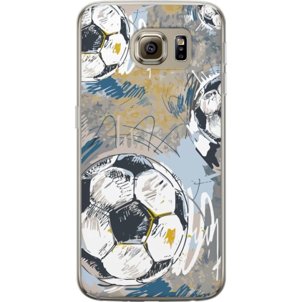 Samsung Galaxy S6 Läpinäkyvä kuori Jalkapallo