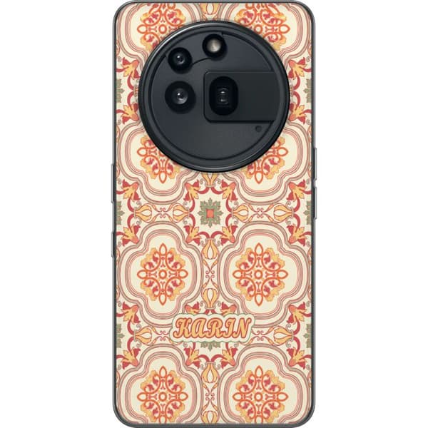 Kompatibelt Mobildeksel til Nothing Phone (3a) Pro Korallfargede ornamenter oransje