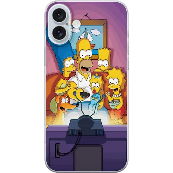 Apple iPhone 16 Plus Gennemsigtig cover Simpsons