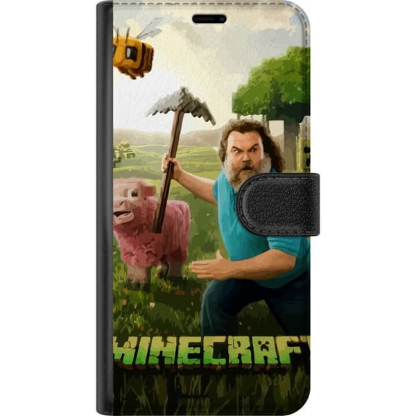 Kompatibel Tegnebogsetui til Apple iPhone 13 mini A Minecraft Movie