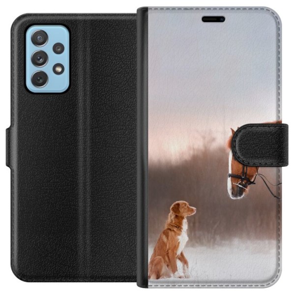 Samsung Galaxy A52 5G Lommeboketui Hest & Hund