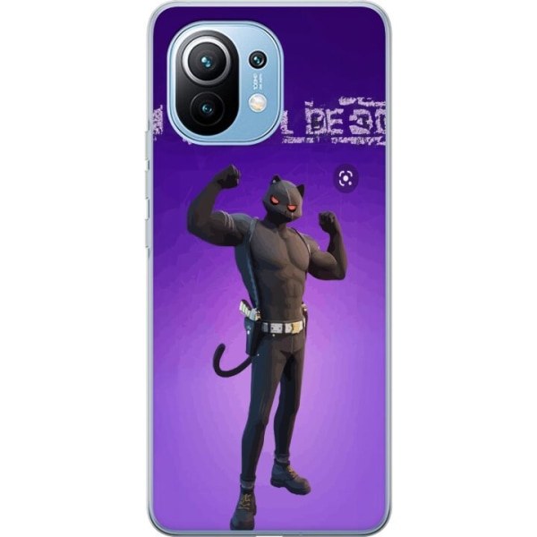 Xiaomi Mi 11 Gjennomsiktig deksel Fortnite - Meowscles