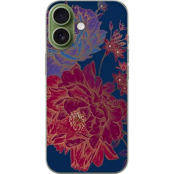 Kompatibelt Mobilskal till Apple iPhone 17 Blommor