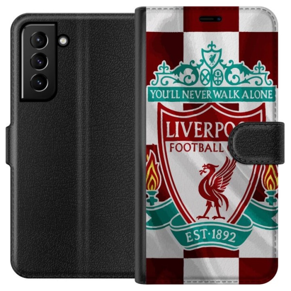 Samsung Galaxy S21+ 5G Lompakkokotelo Liverpool FC