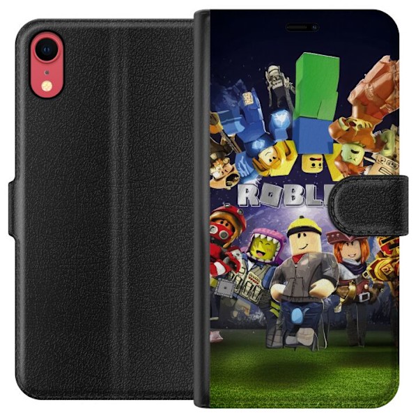 Apple iPhone XR Lompakkokotelo Roblox Maailma - Pelaamisseikkailu Lapsille ja Nuorille