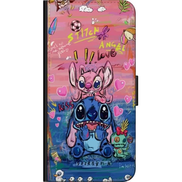 Kompatibelt Lommeboketui til OnePlus 9 Pro Stitch kunst