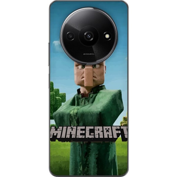 Xiaomi Redmi A3 Genomskinligt Skal A Minecraft Movie