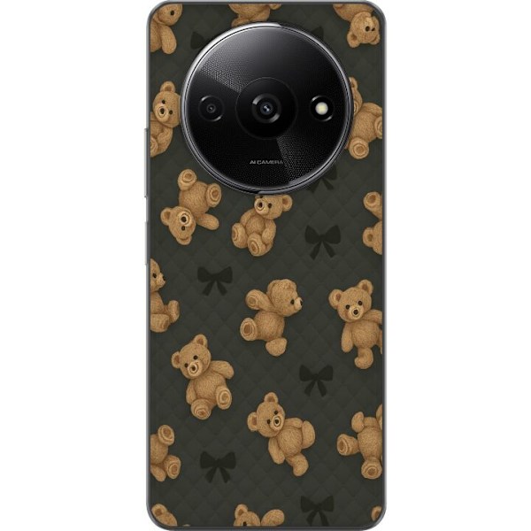 Xiaomi Redmi A3 Genomskinligt Skal Teddy Hugs