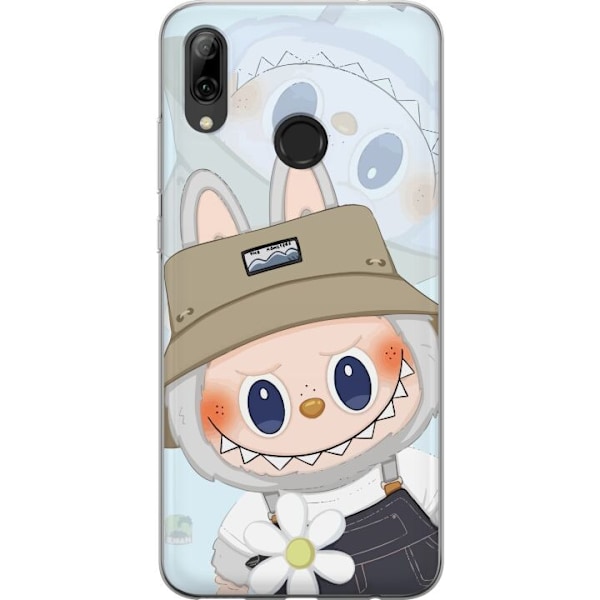 Huawei P smart 2019 Genomskinligt Skal Labubu med hatt – Pop Mart-figur Mr. Butcher i retro stil med karaktär