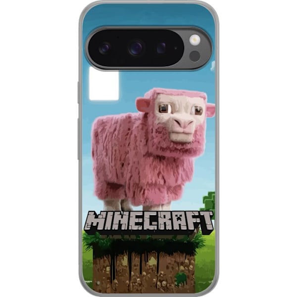 Google Pixel 9 Pro XL Genomskinligt Skal A Minecraft Movie