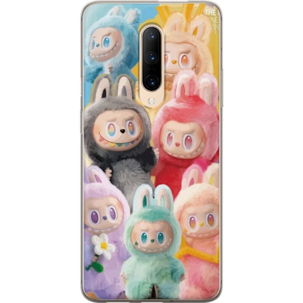 OnePlus 7 Pro Genomskinligt Skal Labubu Sketch Style – Handr