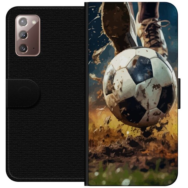 Samsung Galaxy Note20 Lommeboketui Fotball