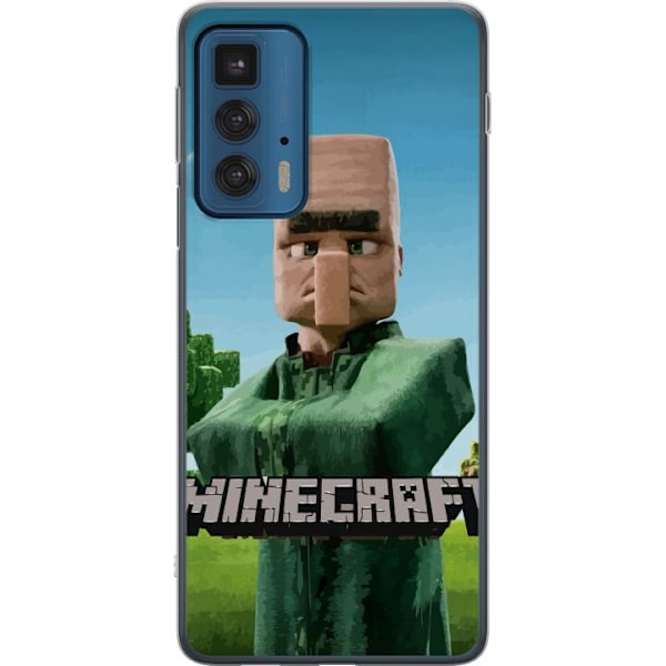 Motorola Edge 20 Pro Genomskinligt Skal A Minecraft Movie