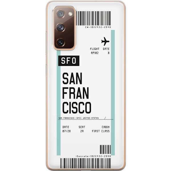 Samsung Galaxy S20 FE Gjennomsiktig deksel San Francisco