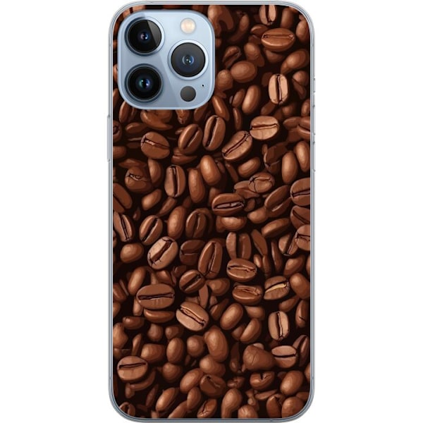 Kompatibelt Mobildeksel til Apple iPhone 13 Pro Max Kaffebönor närbild brun