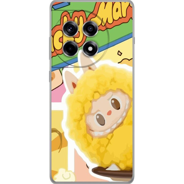 OnePlus 12R Genomskinligt Skal Labubu Wacky Mart Pop Mart Serie Samlarfigur Söt Design Populärt Motiv Figurserie Kreativ Art Toy
