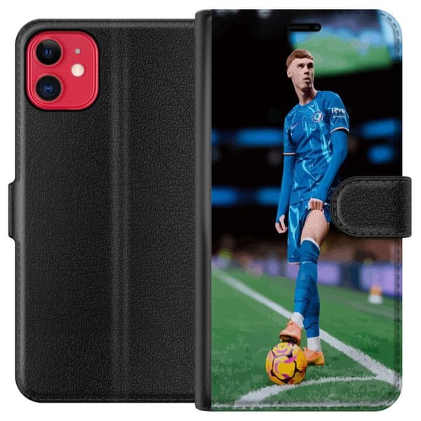 Kompatibel Tegnebogsetui til Apple iPhone 11 Fodbold