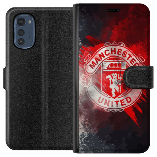 Motorola Moto E32s Plånboksfodral Manchester United