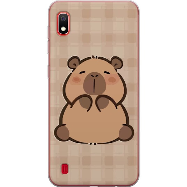 Samsung Galaxy A10 Genomskinligt Skal Mobilskal kawaii capybara flera figurer japansk stil