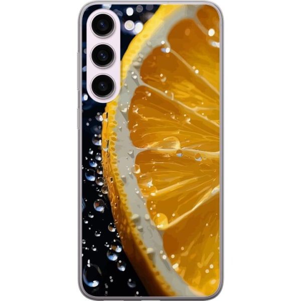 Samsung Galaxy S23+ Läpinäkyvä kuori Appelsiini