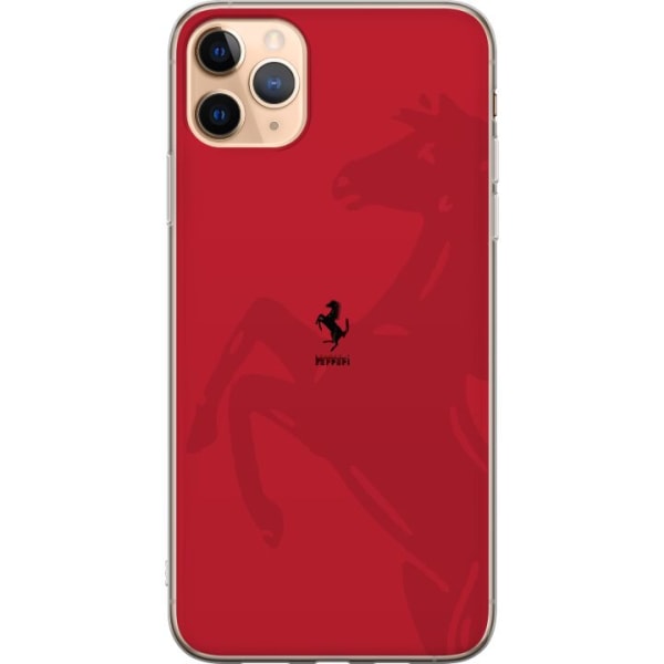 Apple iPhone 11 Pro Max Gennemsigtig cover Ferrari