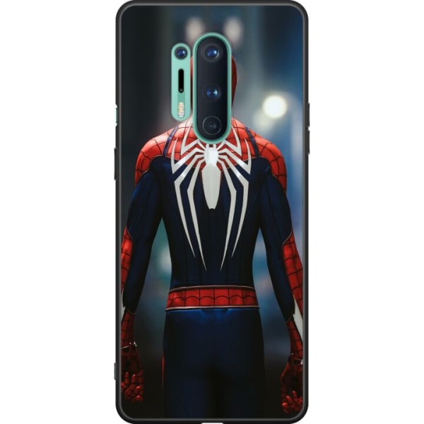 OnePlus 8 Pro Svart deksel Spiderman