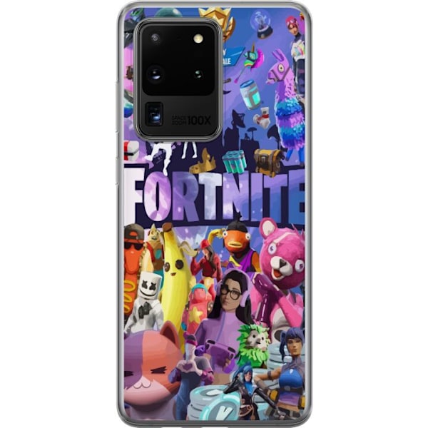 Samsung Galaxy S20 Ultra Gjennomsiktig deksel Fortnite Skins E
