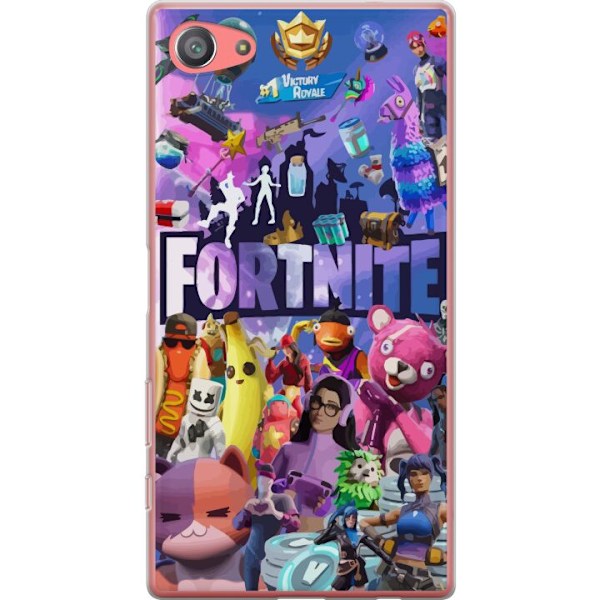 Sony Xperia Z5 Compact Gennemsigtig cover Fortnite