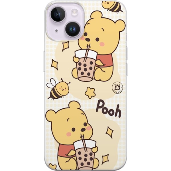 Apple iPhone 15 Plus Genomskinligt Skal Nalle Pooh Style – k