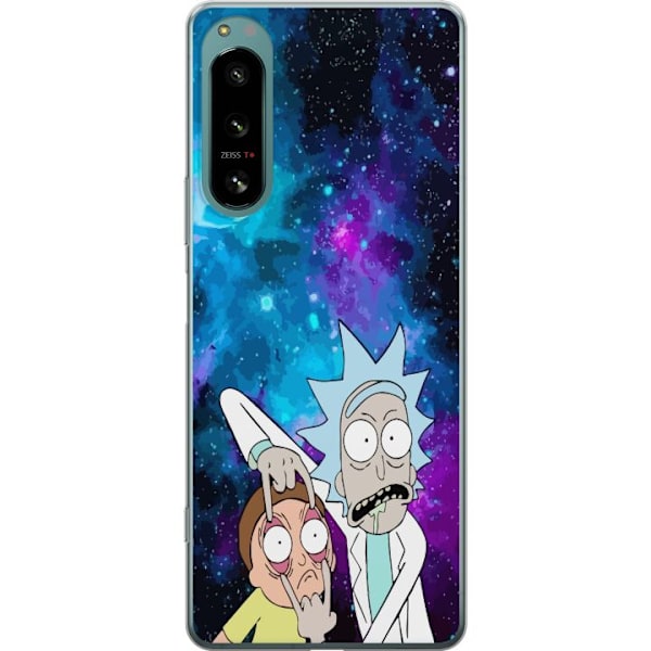 Sony Xperia 5 IV Läpinäkyvä kuori Rick ja Morty