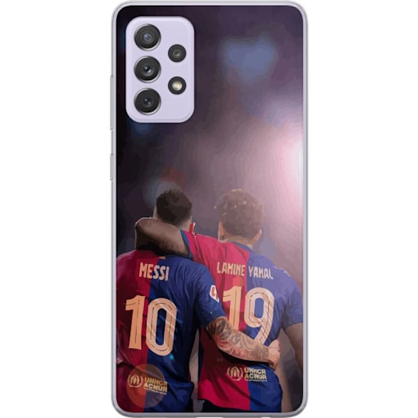 Samsung Galaxy A52s 5G Läpinäkyvä kuori Lamine Yamal VS Messi
