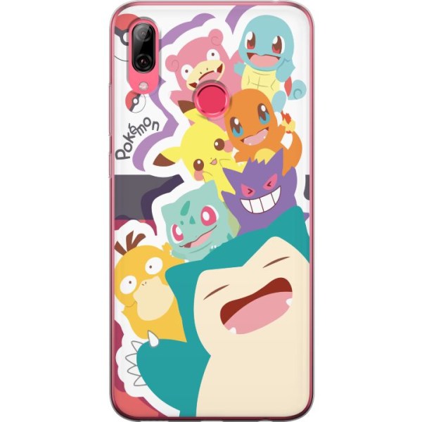 Huawei Y7 (2019) Gennemsigtig cover Pokemon