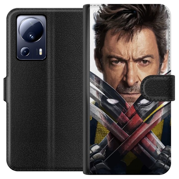 Xiaomi 13 Lite Lommeboketui Deadpool & Wolverine