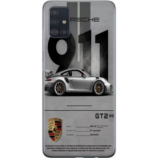 Samsung Galaxy A51 Läpinäkyvä kuori Porsche 911