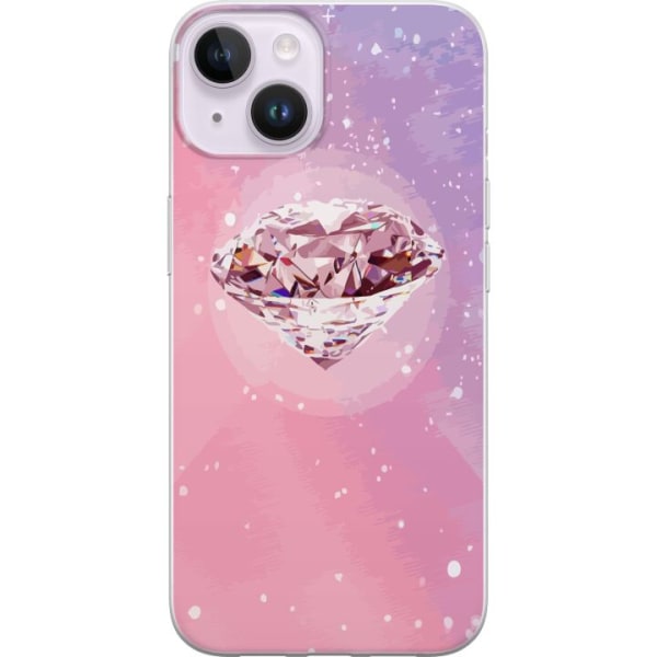 Apple iPhone 15 Plus Gjennomsiktig deksel Glitter Diamant