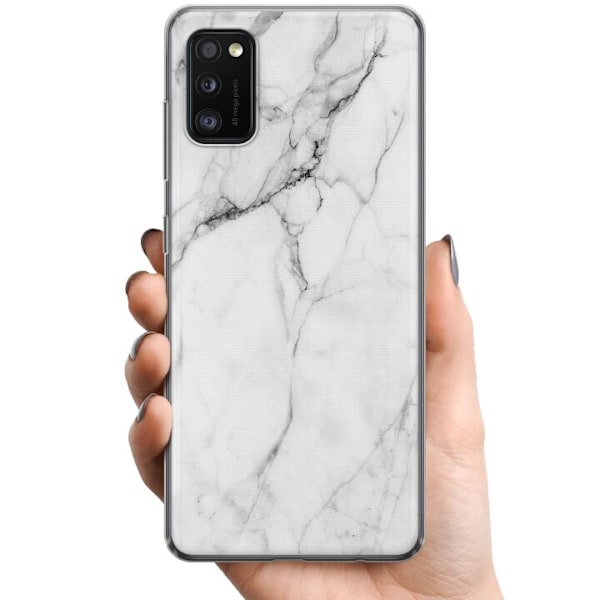 Samsung Galaxy A41 TPU Mobildeksel Marmor