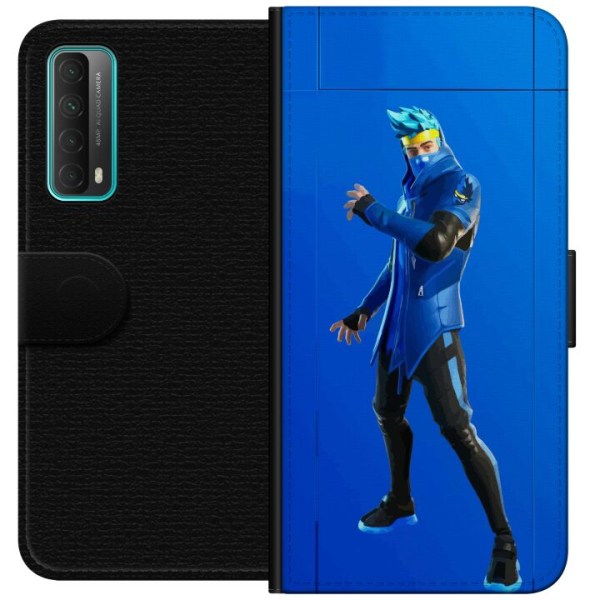 Huawei P smart 2021 Lommeboketui Fortnite - Ninja Blue