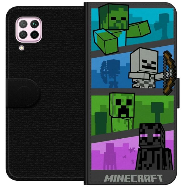 Huawei P40 lite Lommeboketui Minecraft