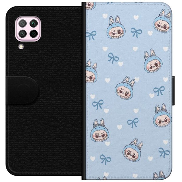 Huawei P40 lite Tegnebogsetui Labubu Ildånd