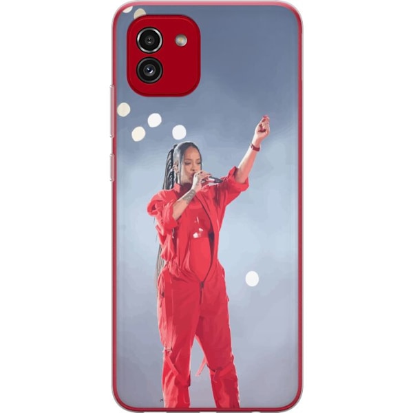 Samsung Galaxy A03 Genomskinligt Skal Rihanna – Trendsetting Looks & Style