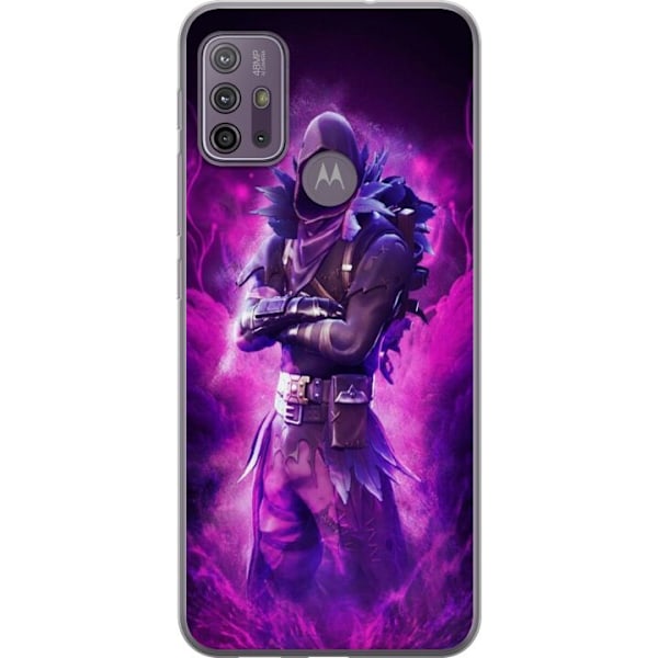 Motorola Moto G10 Gjennomsiktig deksel Fortnite Ravnen