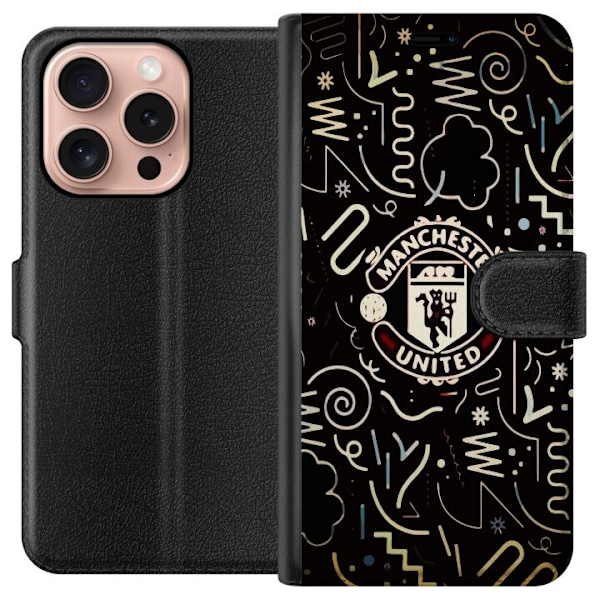 Apple iPhone 16 Pro Lompakkokotelo Manchester United