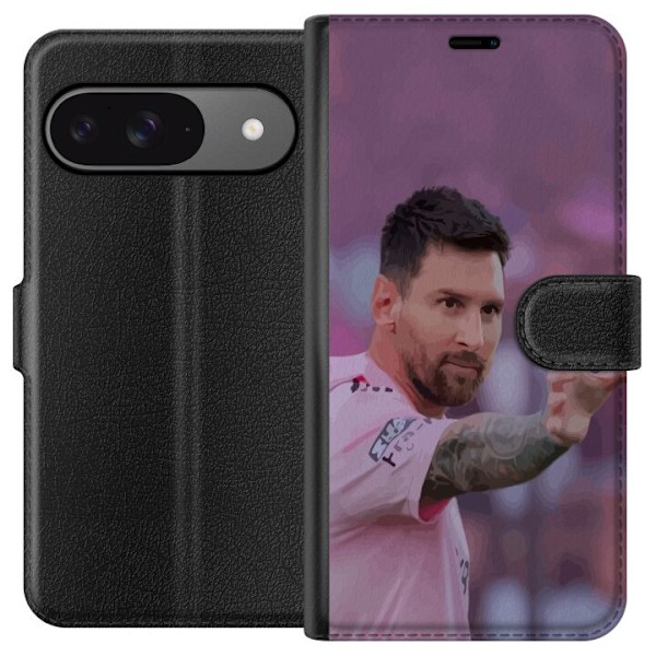 Google Pixel 9 Pro Tegnebogsetui Messi