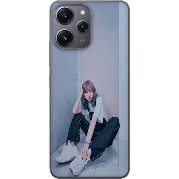 Xiaomi Redmi 12 Genomskinligt Skal Lisa from Blackpink – K-pop Style Icon