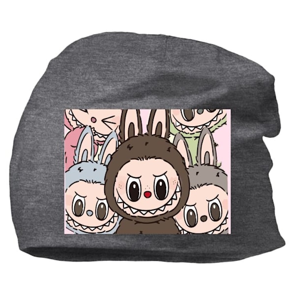 Mössa för Vuxen | Varm Beanie i Mjukt Material Labubu Classics Mörkgrå one size