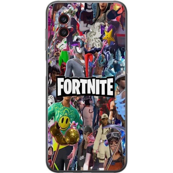 Samsung Galaxy Xcover6 Pro Läpinäkyvä kuori Fortnite