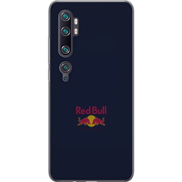 Kompatibelt Mobildeksel til Xiaomi Mi Note 10 Pro Minimalistiskt cupdesign med energidriktema blå