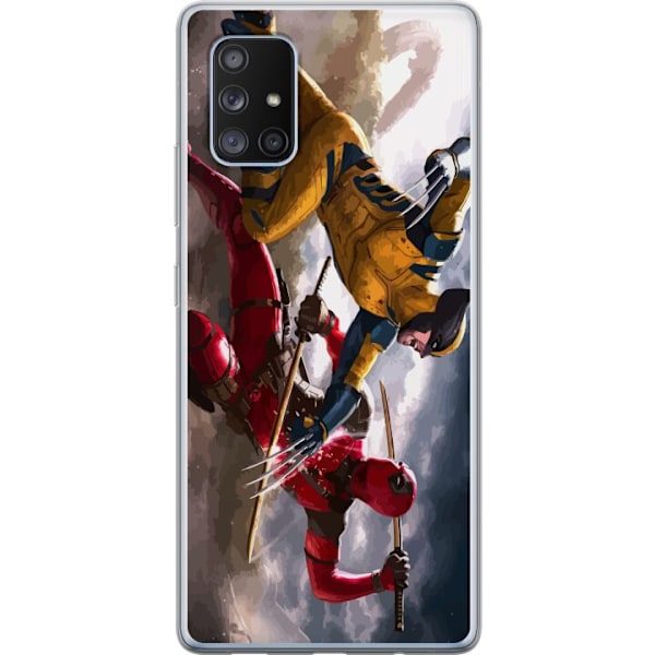 Samsung Galaxy A71 5G Gennemsigtig cover Wolverine Deadpool