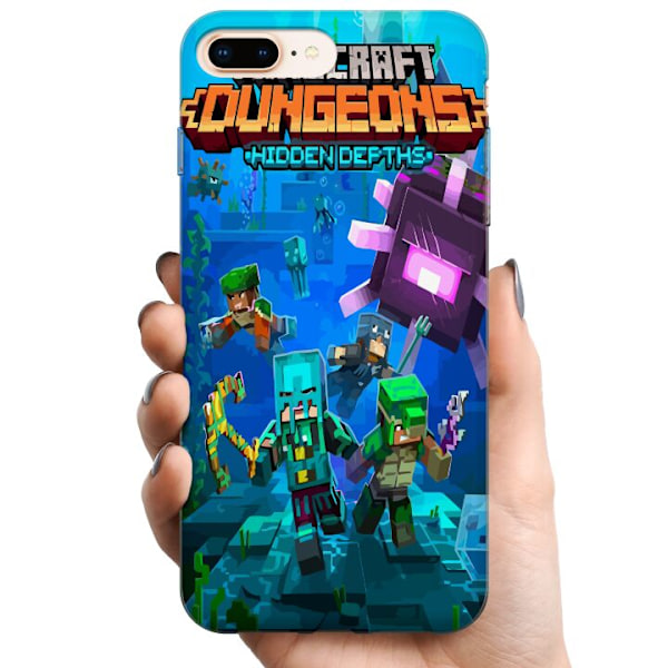 Apple iPhone 7 Plus TPU Mobildeksel Minecraft