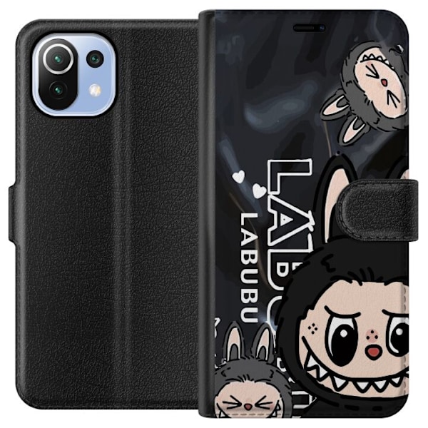 Xiaomi Mi 11 Lite Lommeboketui <nl>Labubu Black Energy - Svart